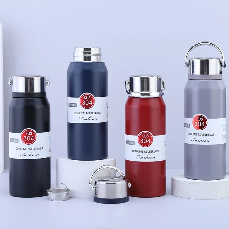 Bottle Outdoor Vacuum Water Flask Thermal Insulated Cup