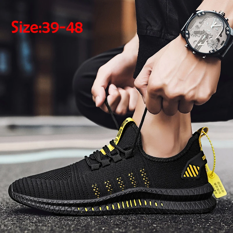 SENAGE Running Shoes Comfortable Light Casual Men's Sneaker Breathable Non-slip Wear-resistant Outdoor Walking Men Sport Shoes