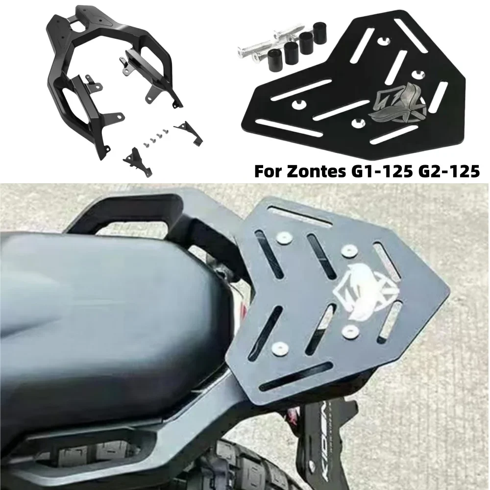 Фото Для Zontes G1-125 G2-125 Кронштейн багажника на заднее сиденье Zontes G1 125 G2 125 Поддержка грузовой полки 125 G1 125 G2 №1