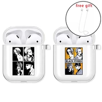anime nana clear headphones cover for apple airpods 1 2 protective case coque airpord cases