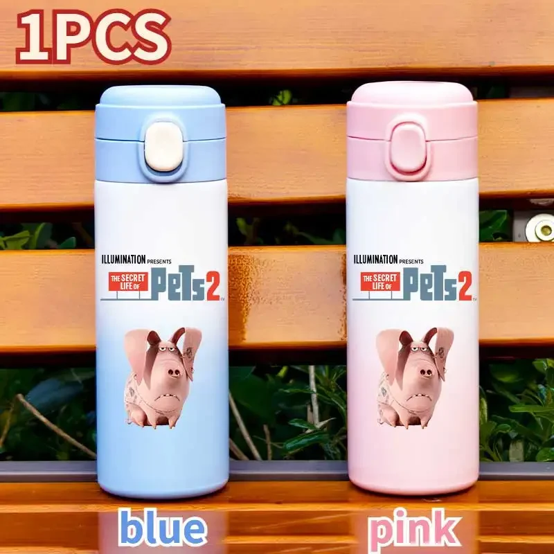 420ML The Secret Life of Pets Children's Insulated Cup Portable Stainless Steel Water Outdoor Sports Leak Proof Bottle