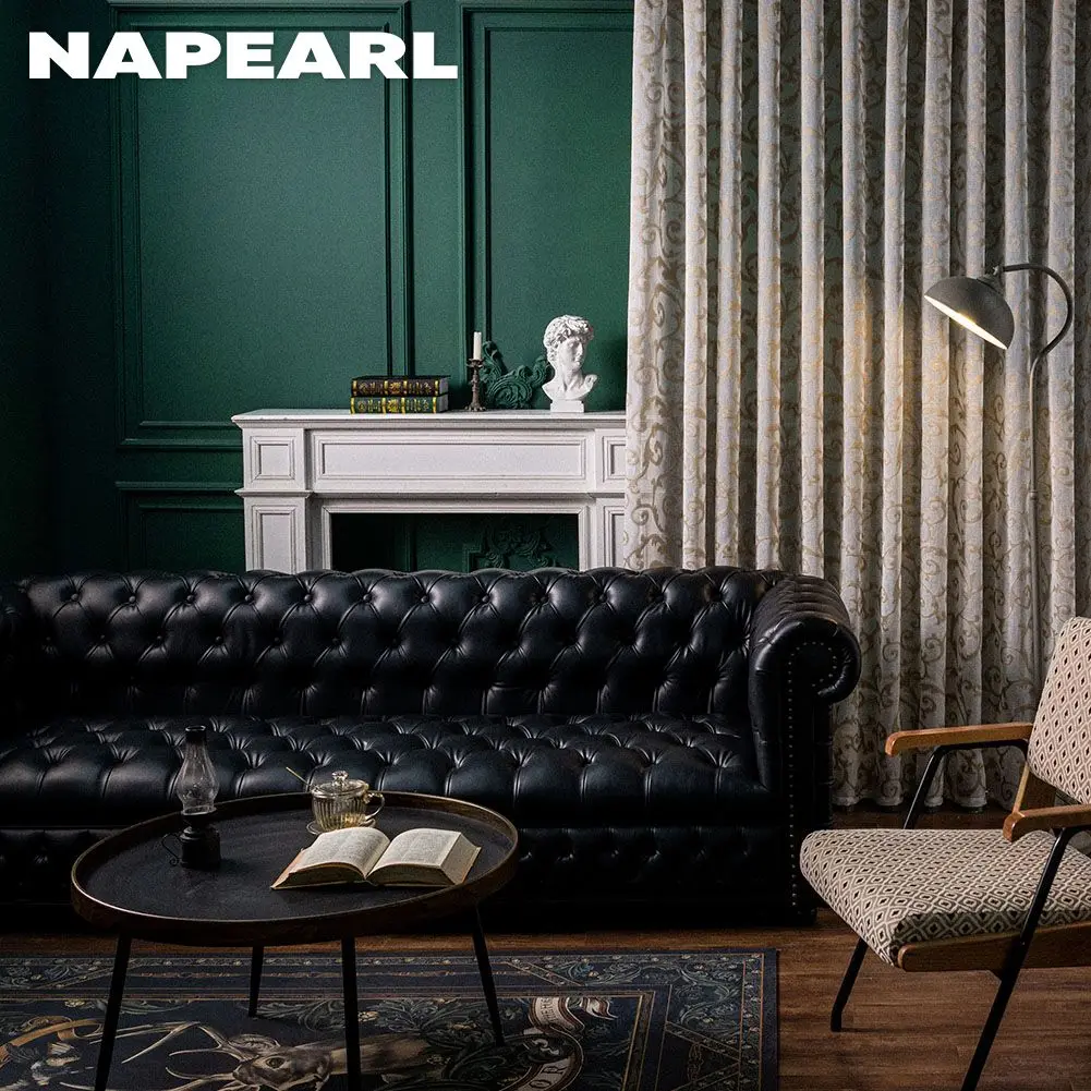 Коричневые прозрачные шторы с геометрическим рисунком тюлевые занавески на окна