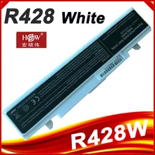 White battery For Samsung  R428 R429 AA-PB9NS6W AA-PB9NS6B AA-PB9NC5B AA-PB9NC6W