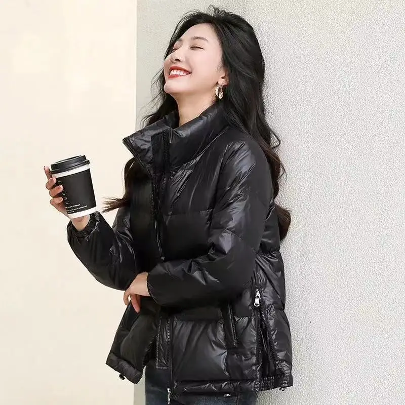 Winter Women Cold Coat Short Padded Jacket Parka Super Hot Long Sleeve Top Retro Korean Fashion Cheap Wholesale Plus Size Loose