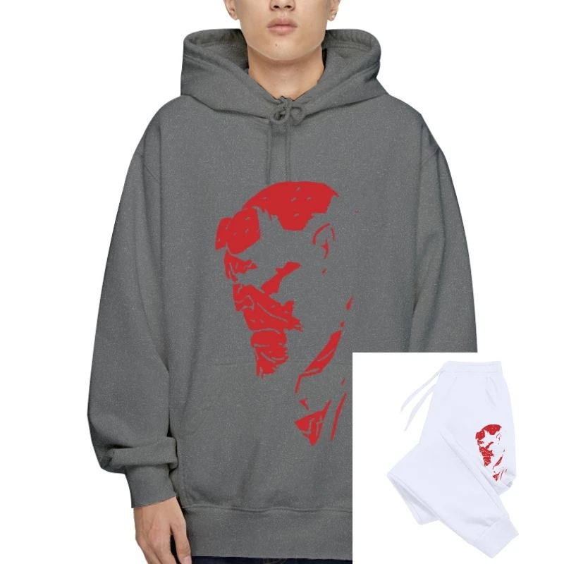 

Толстовка с капюшоном Hellboy hell boy комиксные рога дьявол сатана животное чудовище