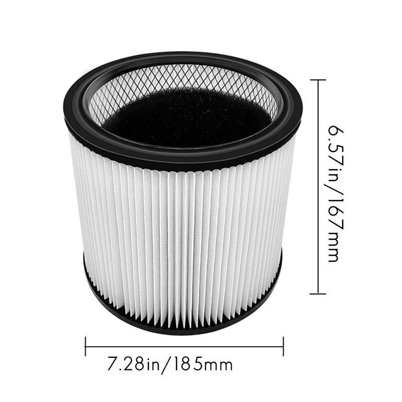 4 шт. HEPA-фильтр хлопковый фильтр запасные части для пылесоса SHOP VAC 90304 90350 90333 LB650 QPL