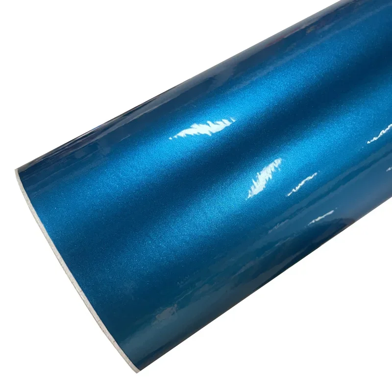 Фото Премиальная глянцевая виниловая пленка Candy Metallic Blue для оклейки авто, самоклеящаяся, с функцией отвода воздуха №3