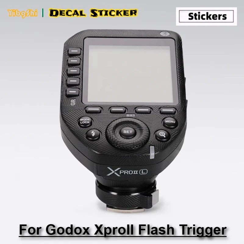 Фото Наклейка-скин для фотовспышки Godox XproII (XPROII-L/C/N/S) TTL, защитная пленка для передатчика Godox X Pro II №1