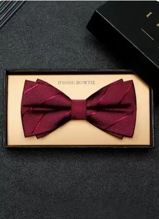 

Красный Свадебный галстук-бабочка в китайском стиле для мужчин