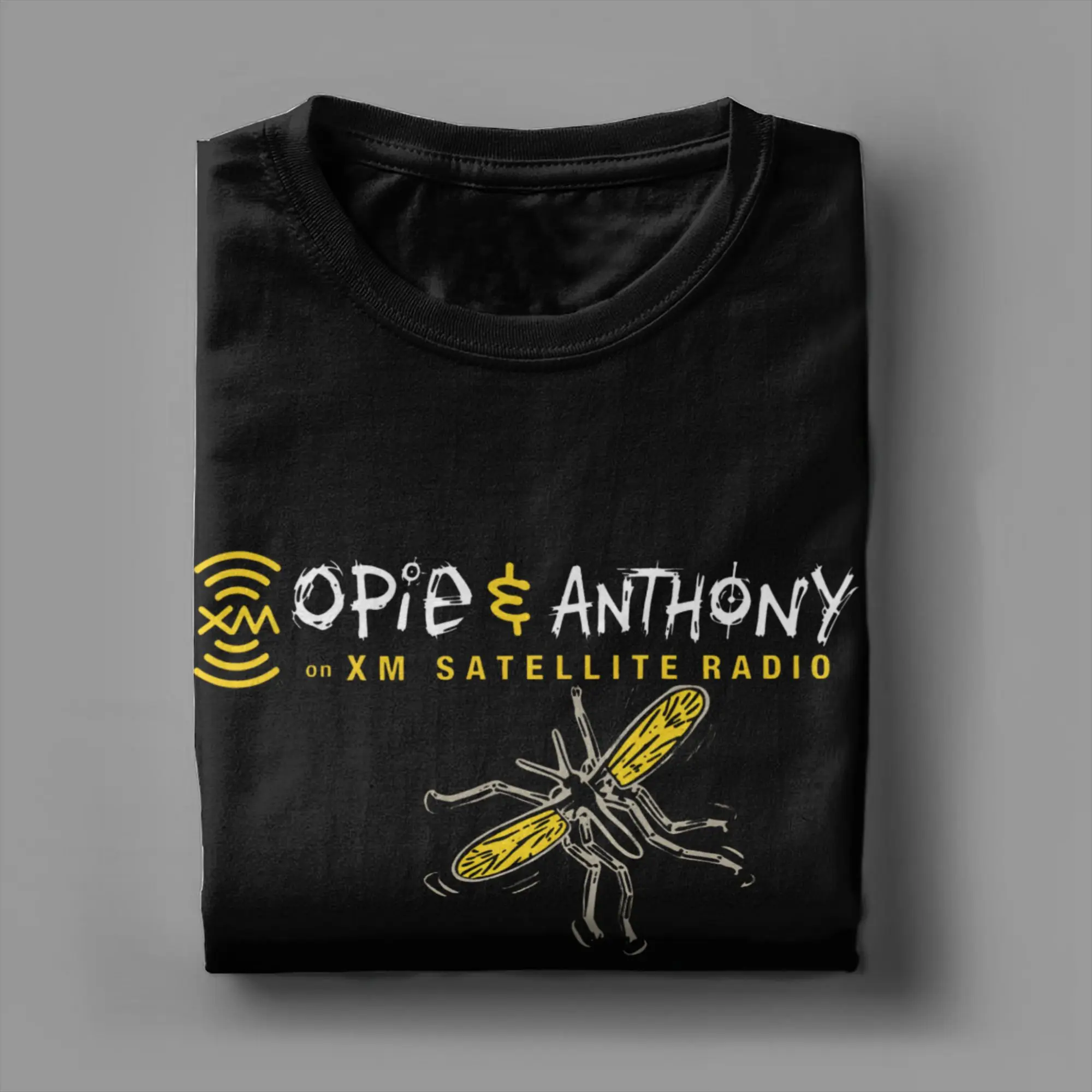 Фото Футболка из 100% хлопка для мужчин с принтом американского телешоу Opie And Anthony, футболки Y2K, футболка оверсайз, повседневная одежда №4