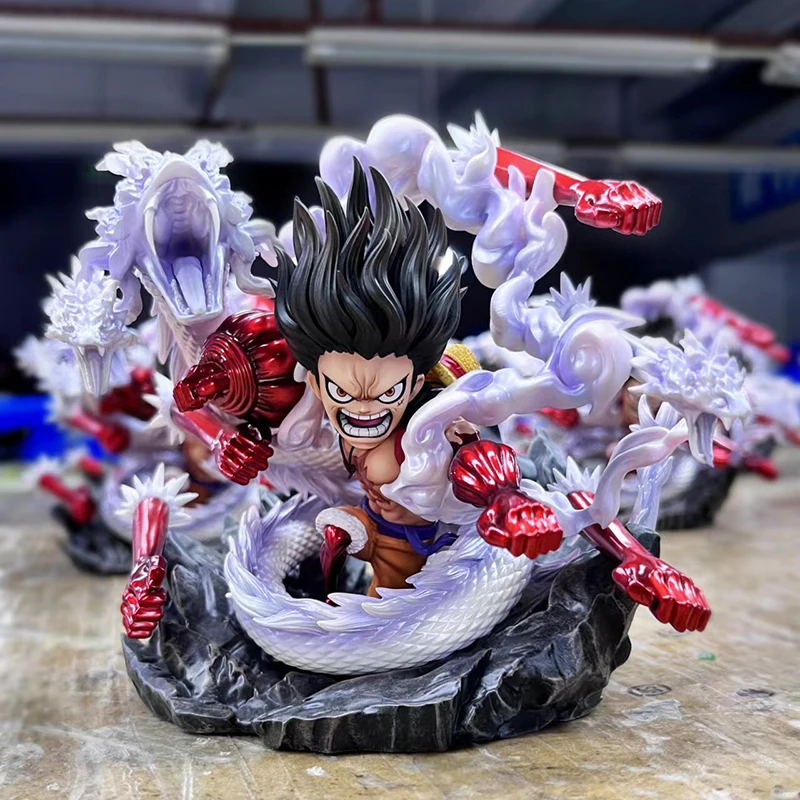 

Фигурка WCF Gear 4 Luffy, 15 см, цельная фигурка, экшн-фигурка из ПВХ, резина, змея, человек, девять головок, аниме, Коллекционная модель, кукла, подарк...