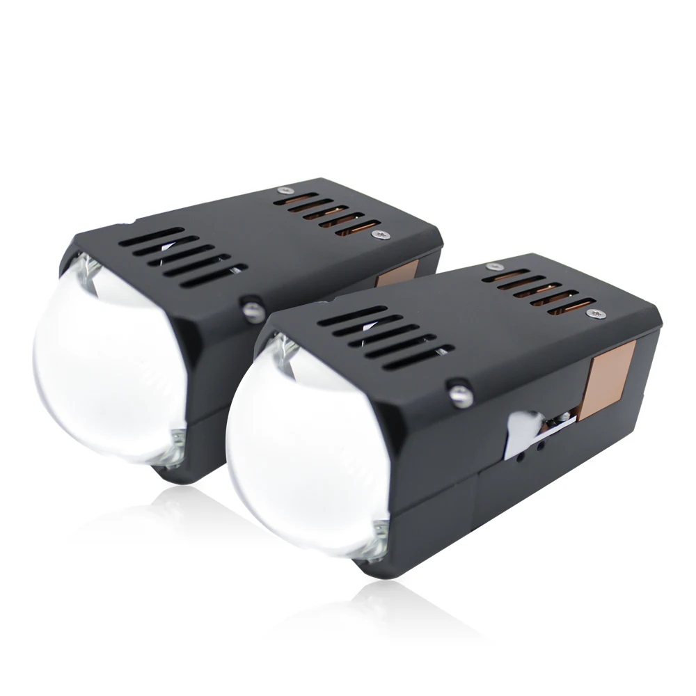 

TAOCHIS 12V 1.8 inch 50w 6000K Bi LED projector lens car headlights Universal Car Lights Accessories Retrofit