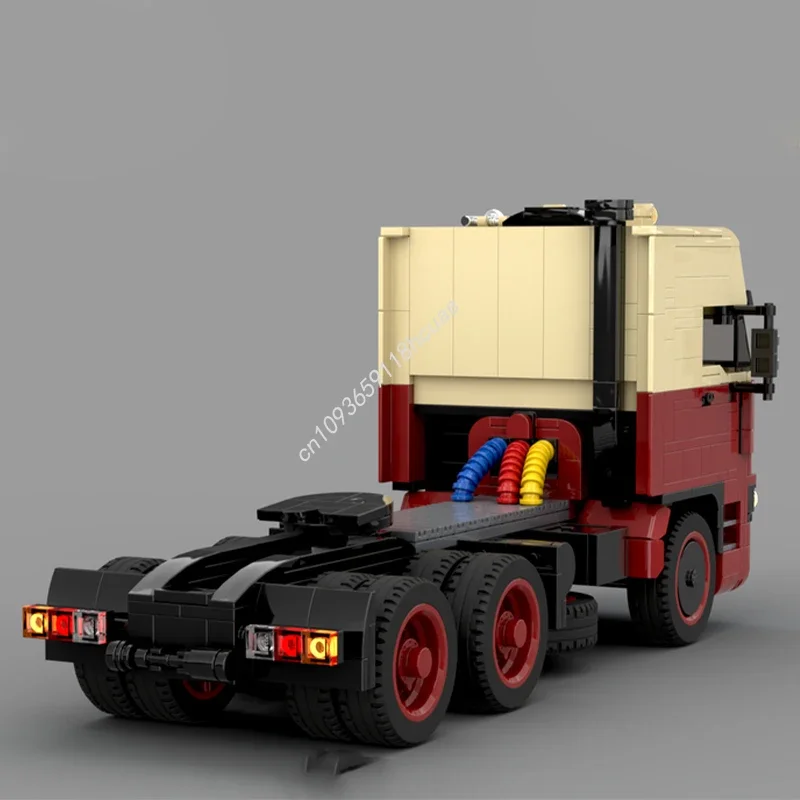 Фото 749 деталей MOC DAF 3600 ATi Space Cab: Набор для сборки, развивающий творческие способности, подарок на праздник, строительные блоки №1