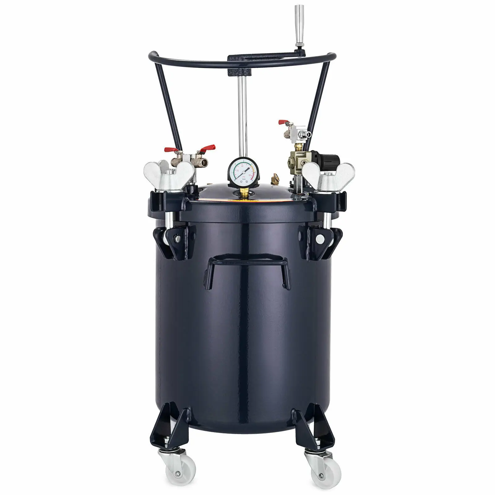 

VEVOR Chrisun Pressure Pot 30L Paint Tank With Air Mixing Agitator Manual Portable Paint Tank Paint Sprayer High Pressure Nozzle