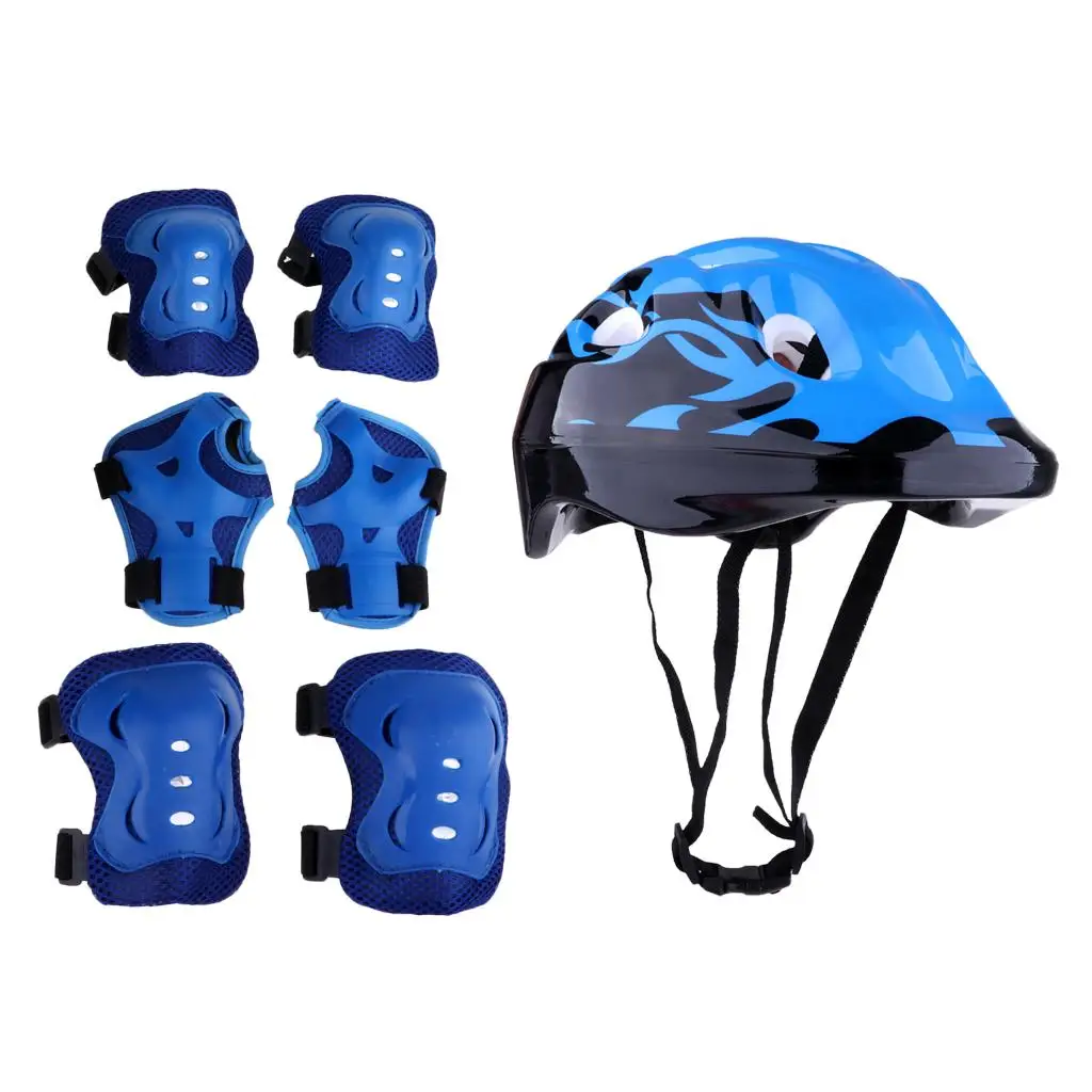 

2 Packs Kids Sports Protective Gear Set, and Pads of Wrist, Elbow, Knee, for Skateboarding, Skating, Scooter, Cycling