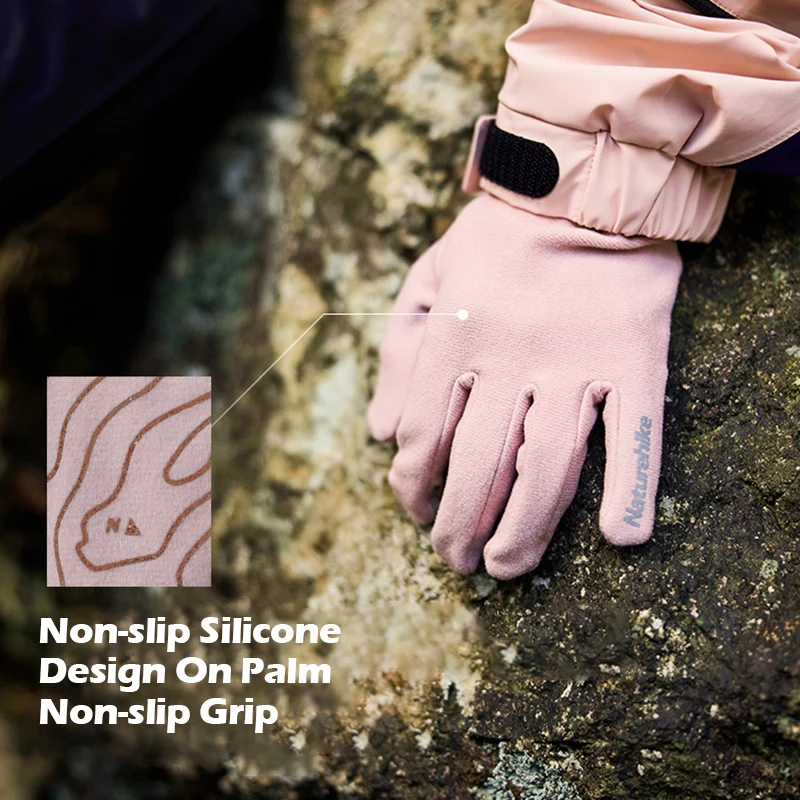 Naturehike зимние перчатки Dralon теплые сенсорные экраны велосипедные морозостойкие