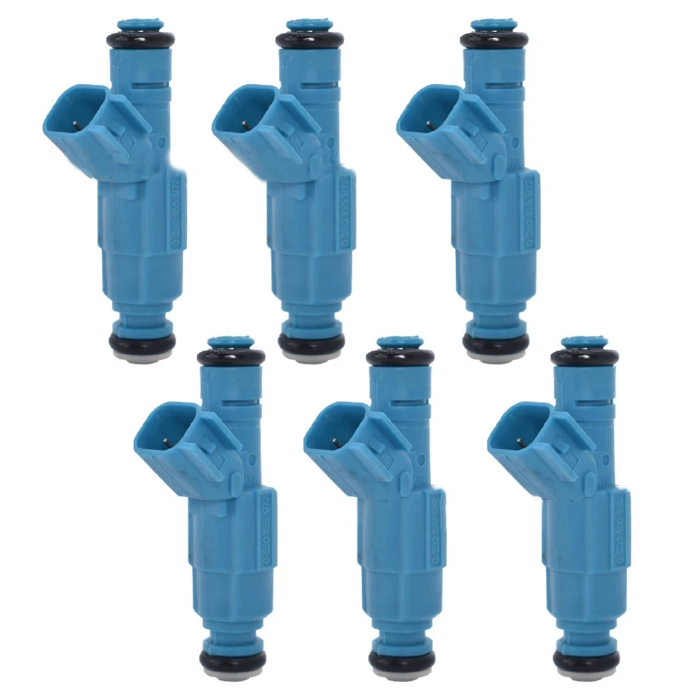 6шт 0280155972 Топливные форсунки подходят для Liberty 3.7L V6 2002-2003 гг. 53031099 Автомобильные