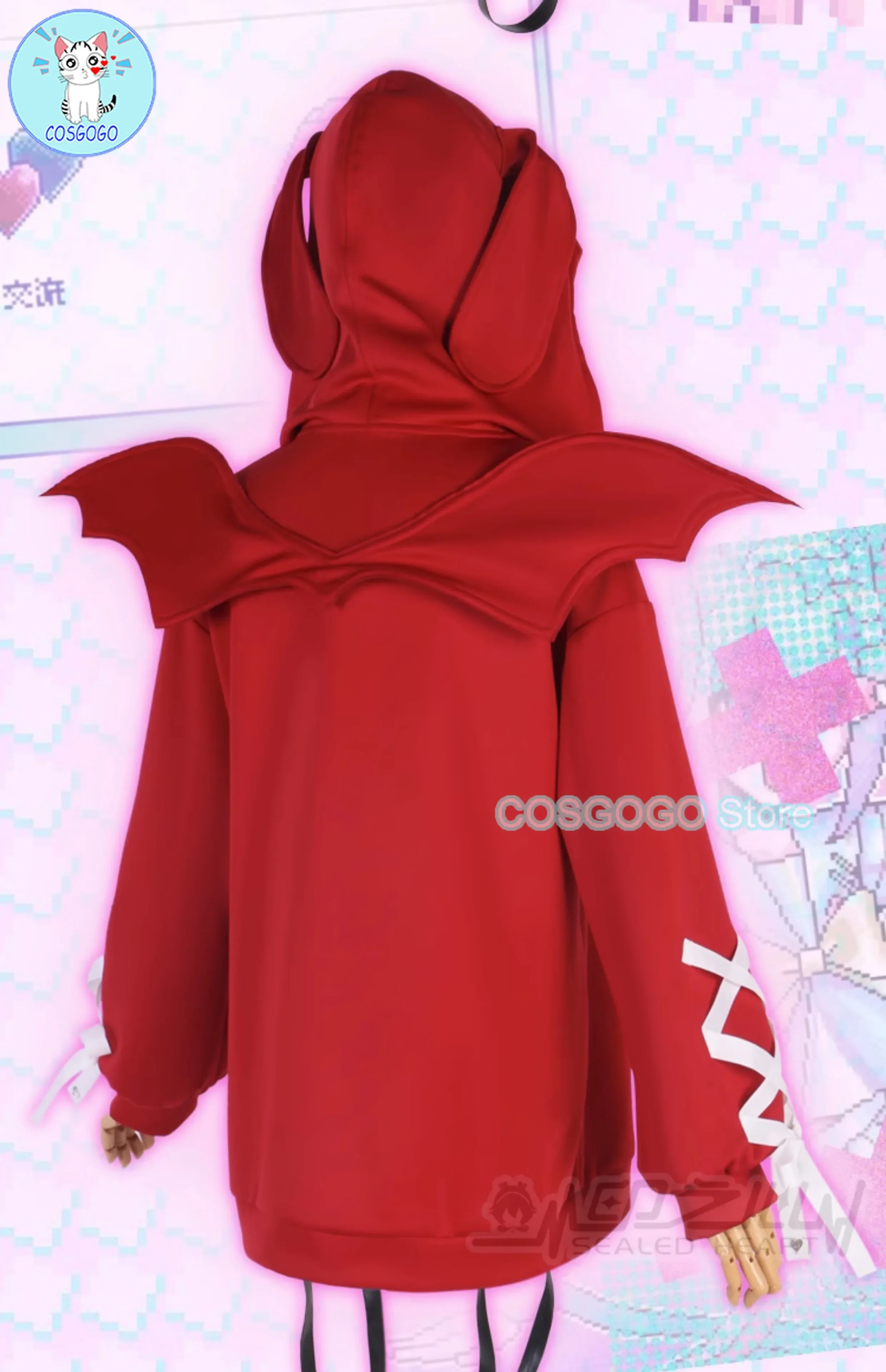 COSGOGO Game NEEDY GIRL OVERDOSE Ame/Knge Косплей Костюм Хэллоуин Наряды Женская игровая одежда