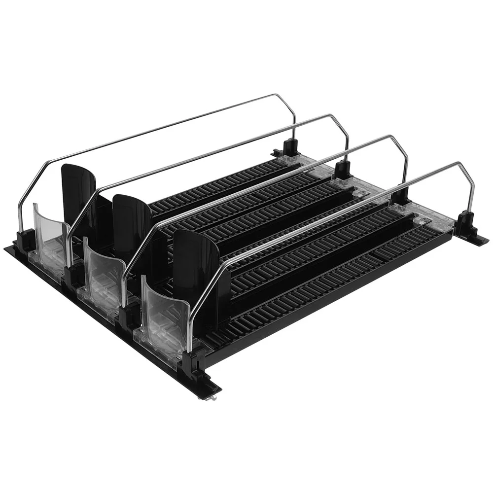 S Beverage Refrigerator Soda Bottle Organizer Holder Sliding