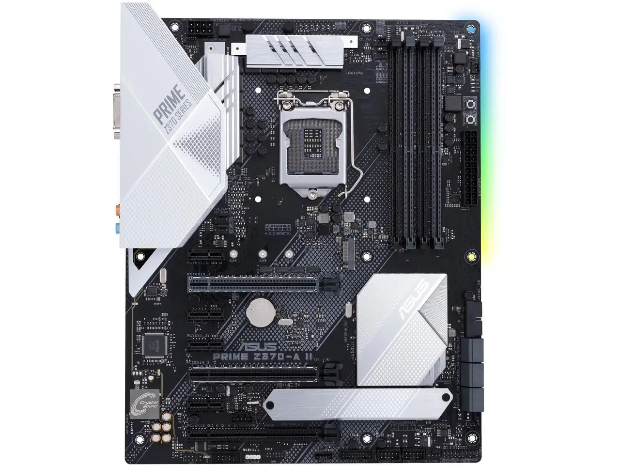 

ASUS Motherboard PRIME Z370-A II LGA 1151 (300 Series) Intel Z370 SATA 6Gb/s ATX Intel Motherboard