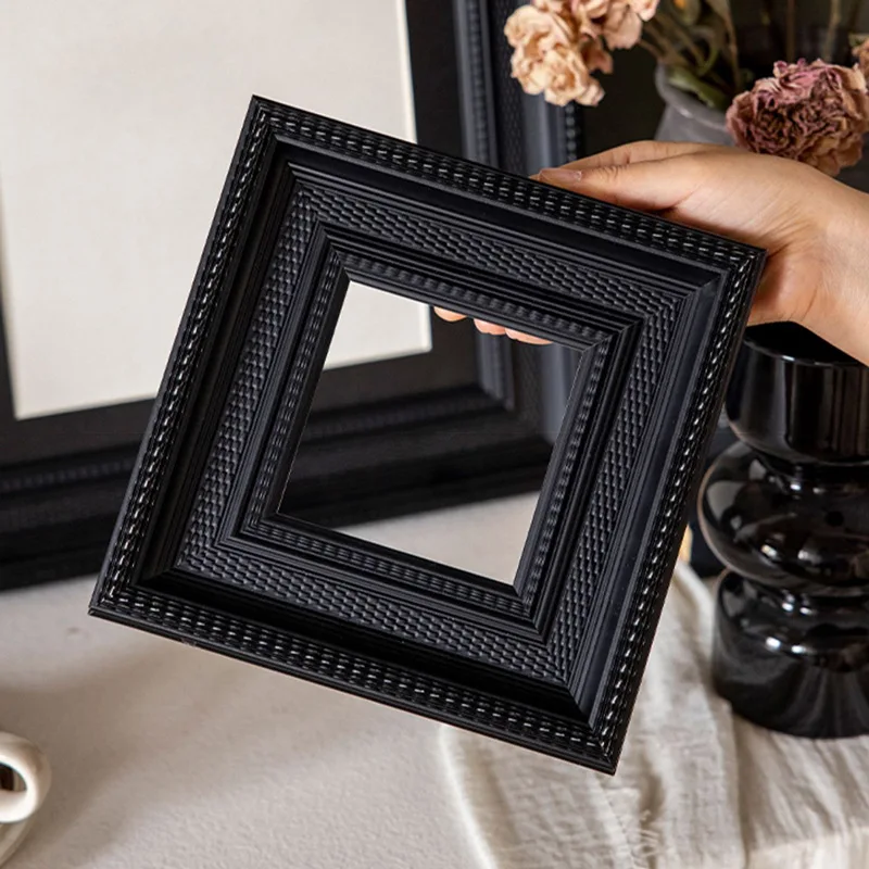 

Винтажная чёрная фоторамка А4