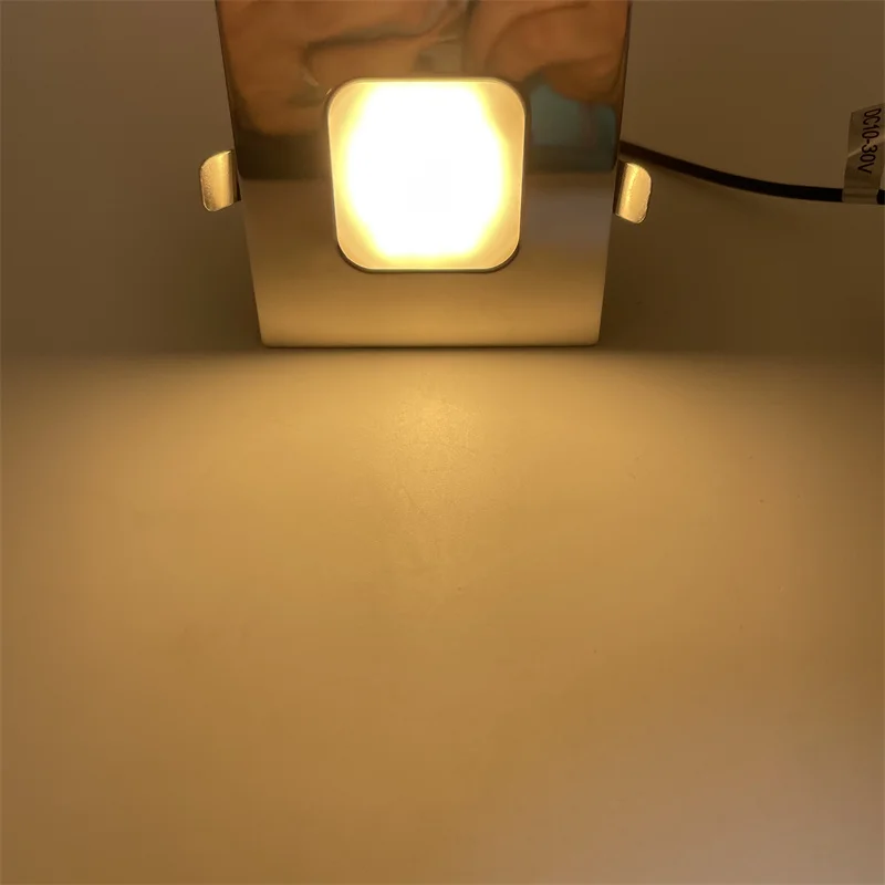 3 Вт 6 IP67 квадратный ультратонкий караван автофургон ванная комната морская яхта