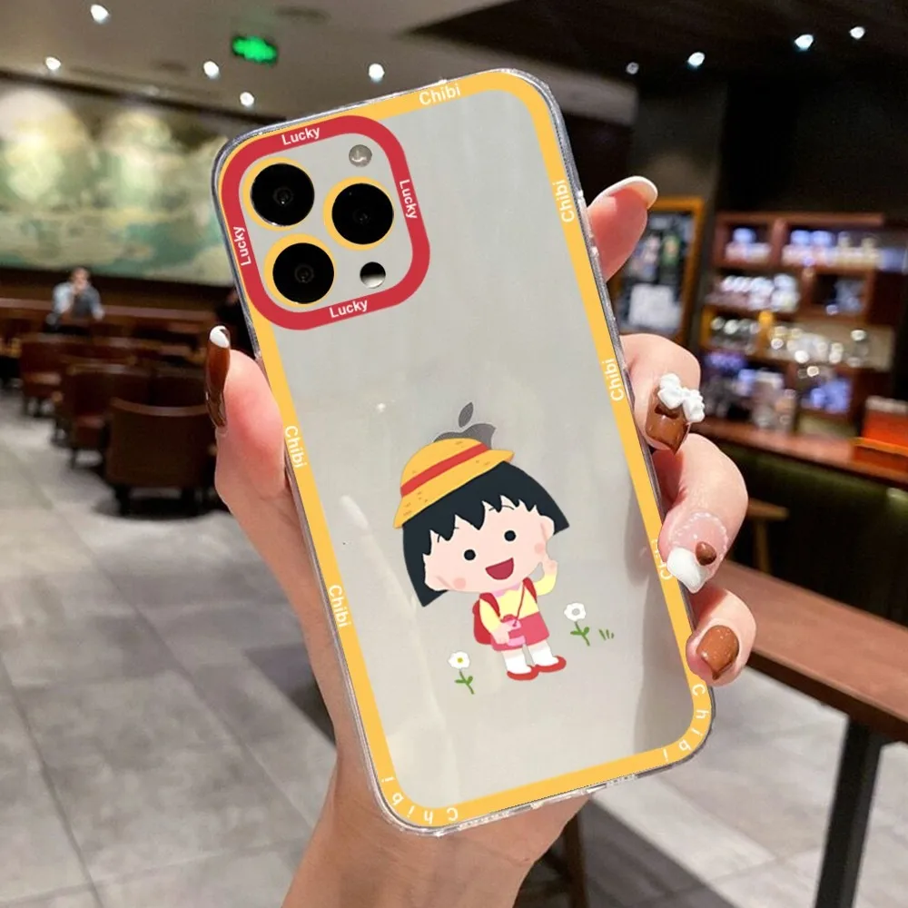 C-Chibi M-Maruko C-Chan Phone Case For IPhone 11 12 13 14 15 Pro Promax Plus Mini 16 16plus 16promax