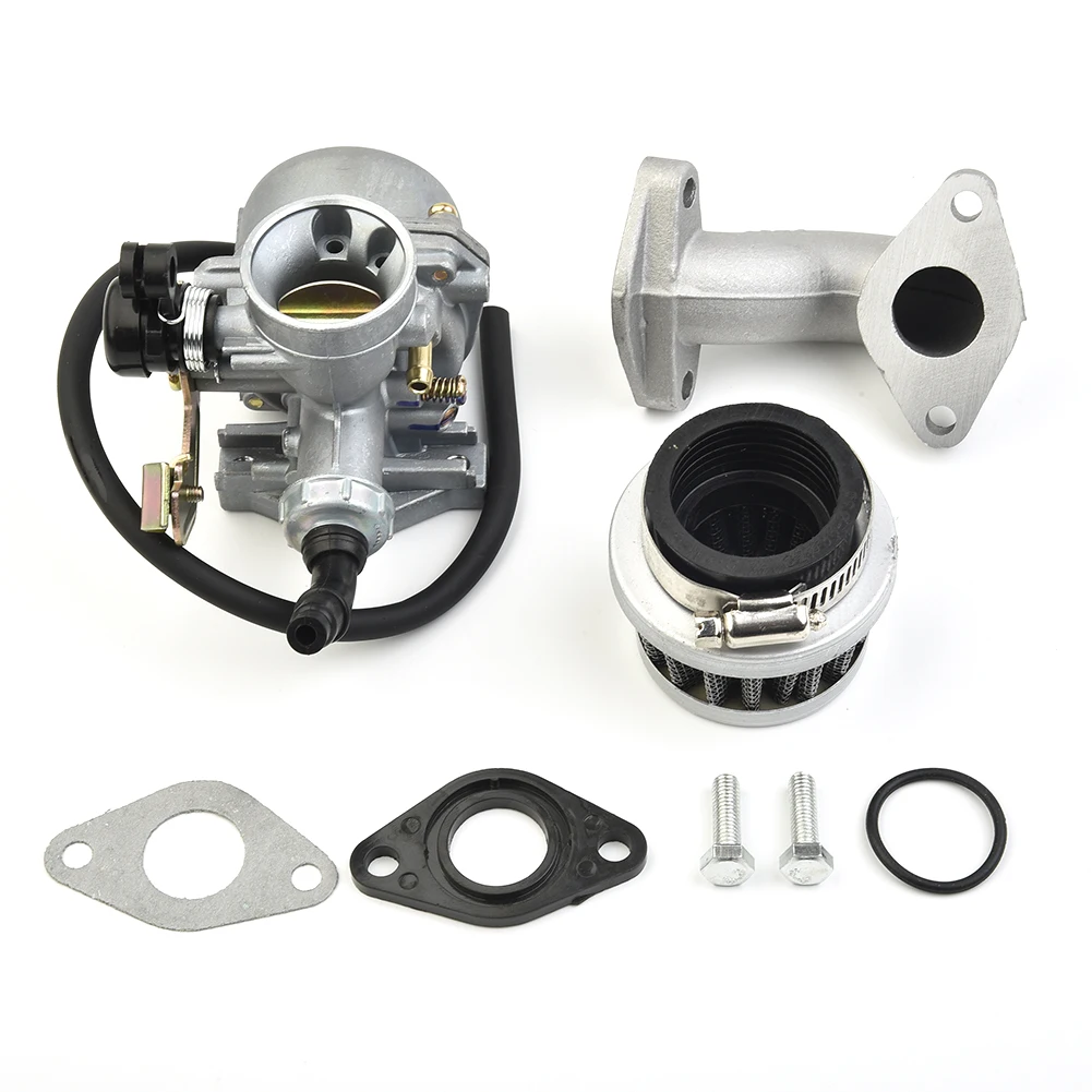 

1pc Carbon PZ19 Lever Carburetor Air Filter Intake Pipe Fuel Delivery 50CC 90CC 110CC For ATV Go-Kart Auto Parts