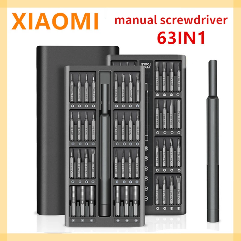 Набор отверток XIAOMI 64 в 1/24 В 1 прецизионные магнитные биты для с шестигранной
