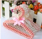 Модная обувь с бантом пластиковые вешалки для одежды детская одежда с жемчужинами; Вешалка для питомца собаки для малышей и детей постарше вешалки органайзер для шкафа (20 см)