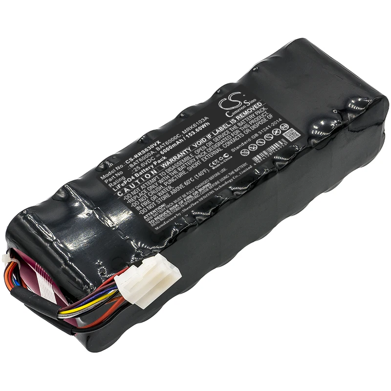 

CS 6000mAh / 153.60Wh battery for Cub Cadet Lawn Keeper 3000, XR3 3000, XR3 4000, XR3 5000