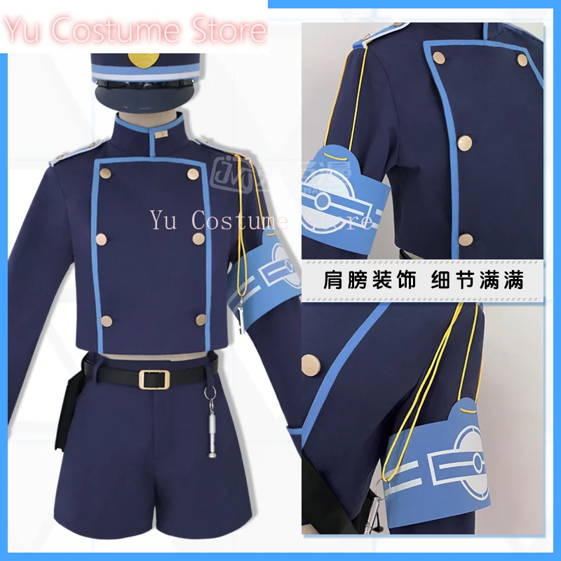 Yu Blue Archive Hyland Railway College Tachibana Hikari Nozomi женский косплей костюм Cos Game аниме вечерние