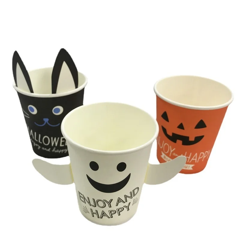 

200PCS Halloween Disposable Party Paper Cup