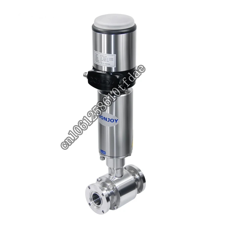 

Donjoy stainless steel pneumatic direct ball valves for milk flow control sanitary ball valve for cosmetics
