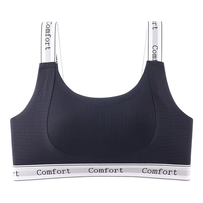 Бесшовный Беспроводной Спортивный Бюстгальтер Для Девочек С Полной Чашкой