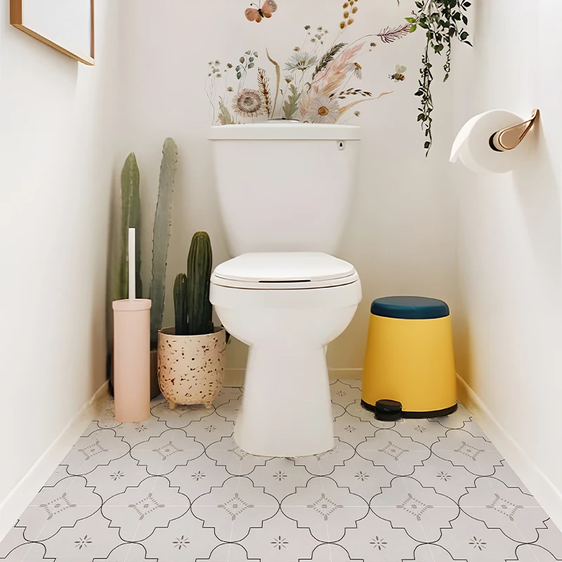 6 шт. водонепроницаемые напольные плитки для ванной