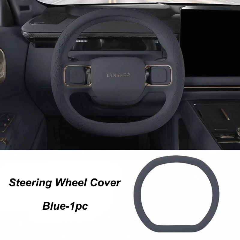 

Для Lynk & Co 900, четыре сезона, защитный чехол на руль, кожаный противоскользящий чехол из наппа, модифицированные аксессуары для автостайлинга