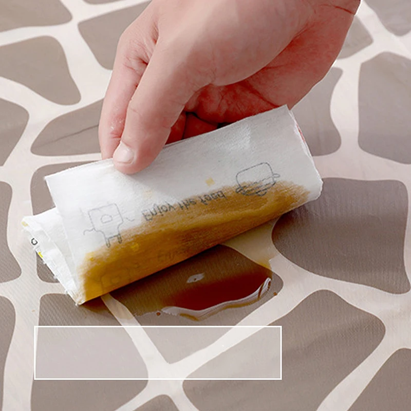 Прозрачная пластиковая скатерть для обеденного стола водонепроницаемая из ПВХ -