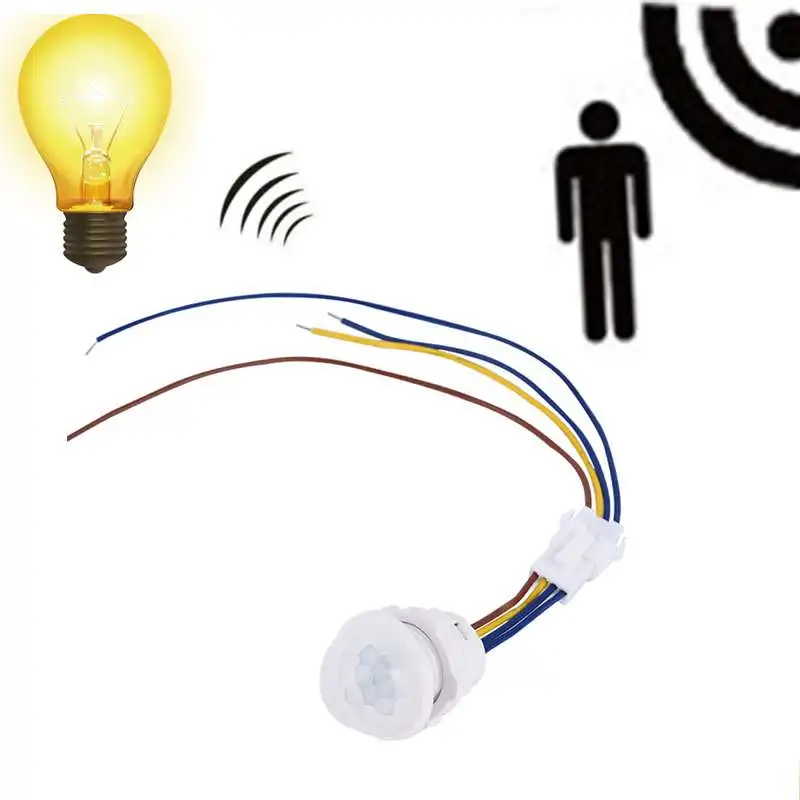 

Светодиодный красный датчик движения человека со светодиодным датчиком, 110-265 в