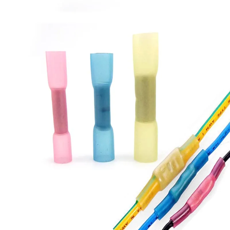 

20pcs Waterproof Butt Connectors Heat Shrink Tube Soldering Sleeve Terminals Insulated Electrical Wire Cable Soldered Terminal