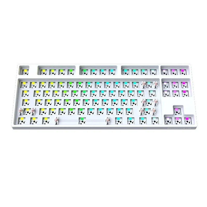 Новинка набор механической клавиатуры DK87 однорежимная Проводная клавиатура RGB