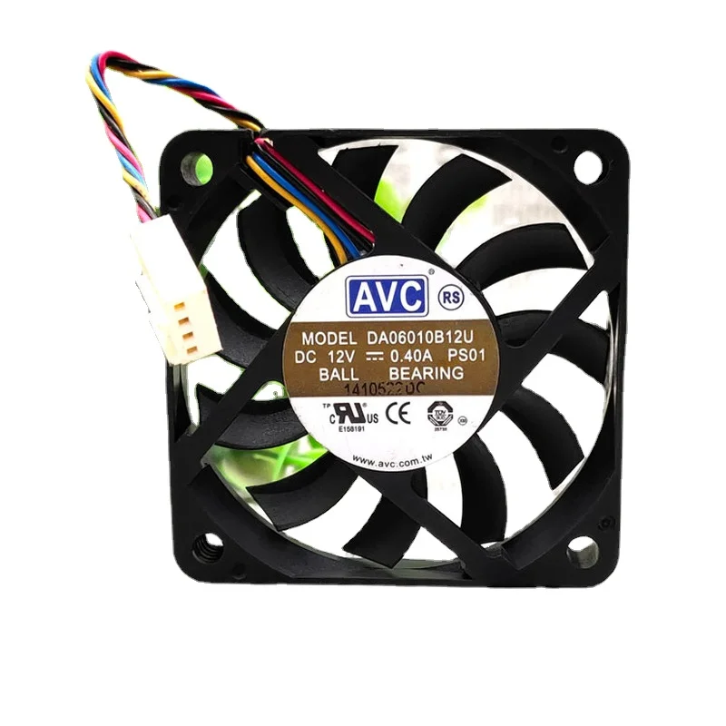 

Кулер для процессора AVC DA06010B12U, 12 В, 6010 А, дюйма, 4 провода, 60 х60х10 мм