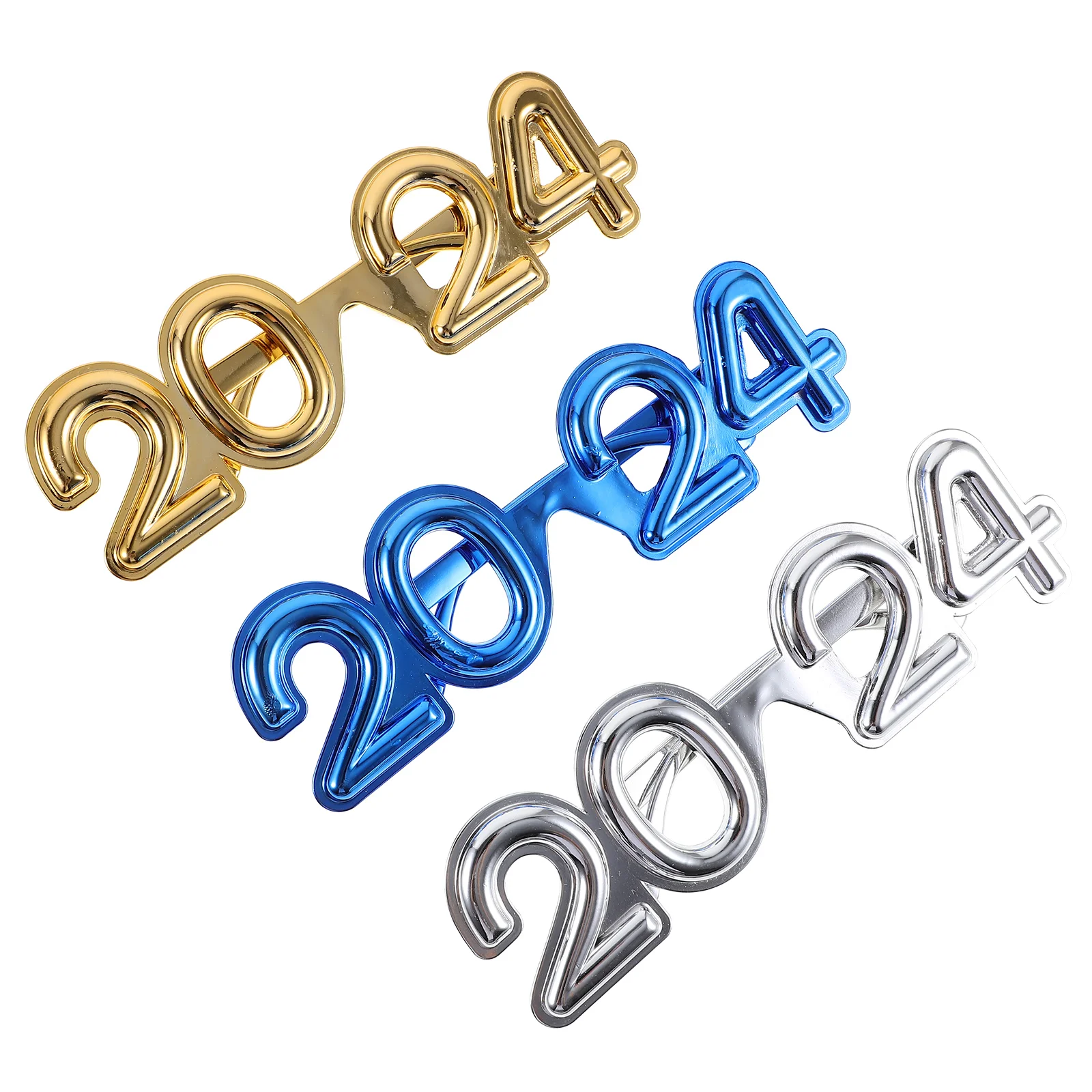 3 шт. 2024 цифровые очки принадлежности для глаз подарок забавный танцевальный