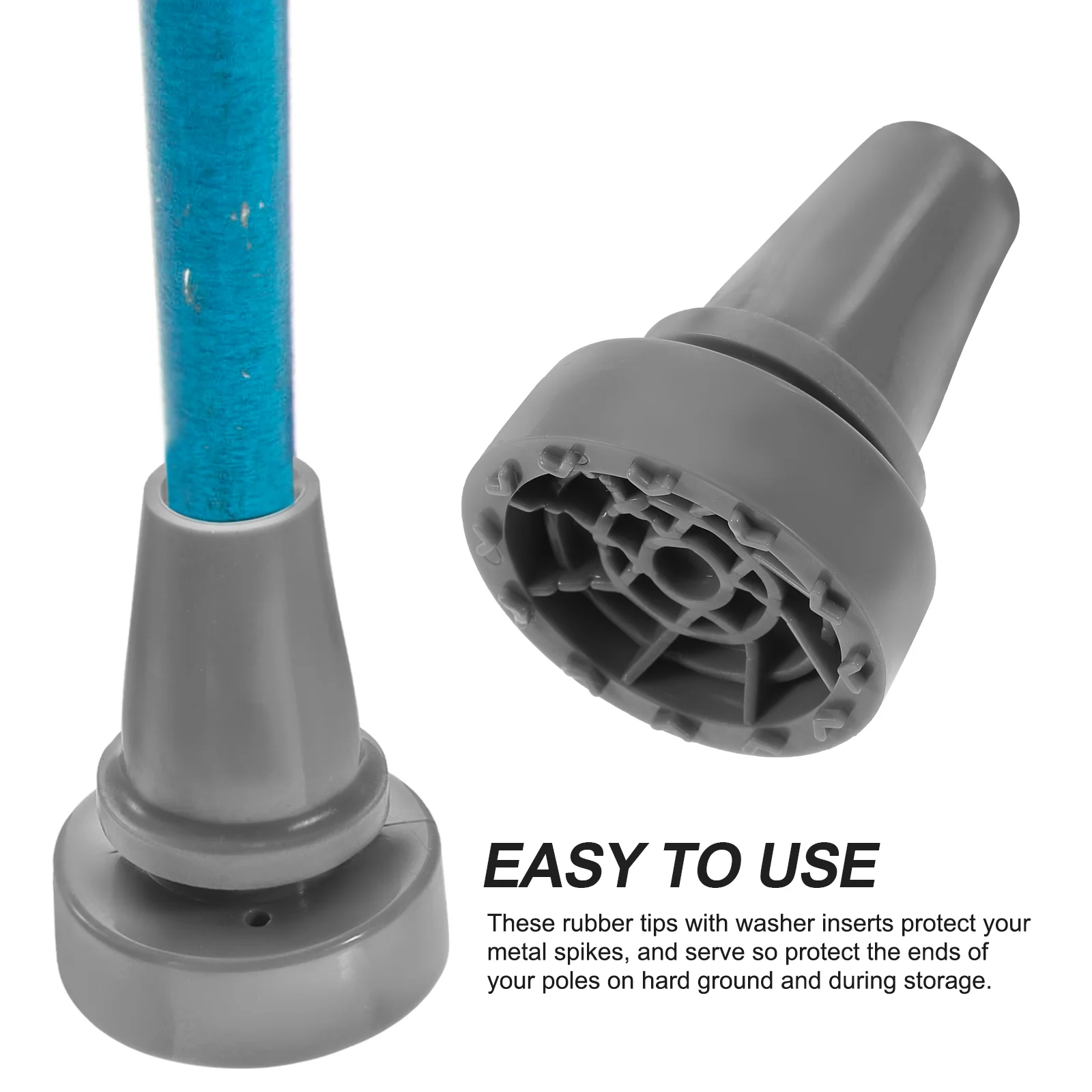 2 шт. резиновая защита наконечника для костыля Alpenstock аксессуары коврик трости