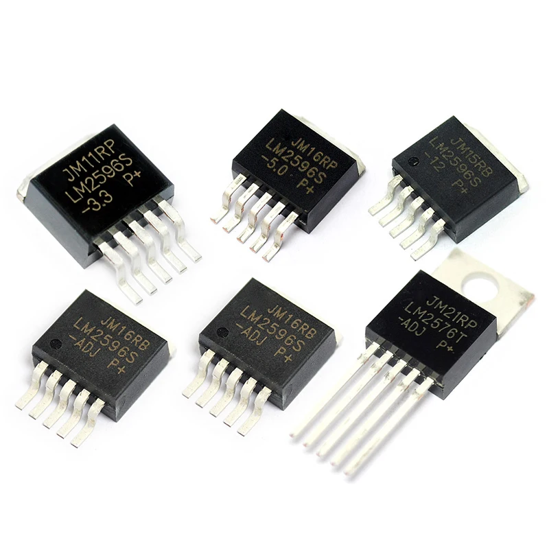 

1PCS LM2596S-5.0 ADJ 12 3.3V LM2596T LM2576S LM2576T Voltage regulator IC chip of step-down circuit