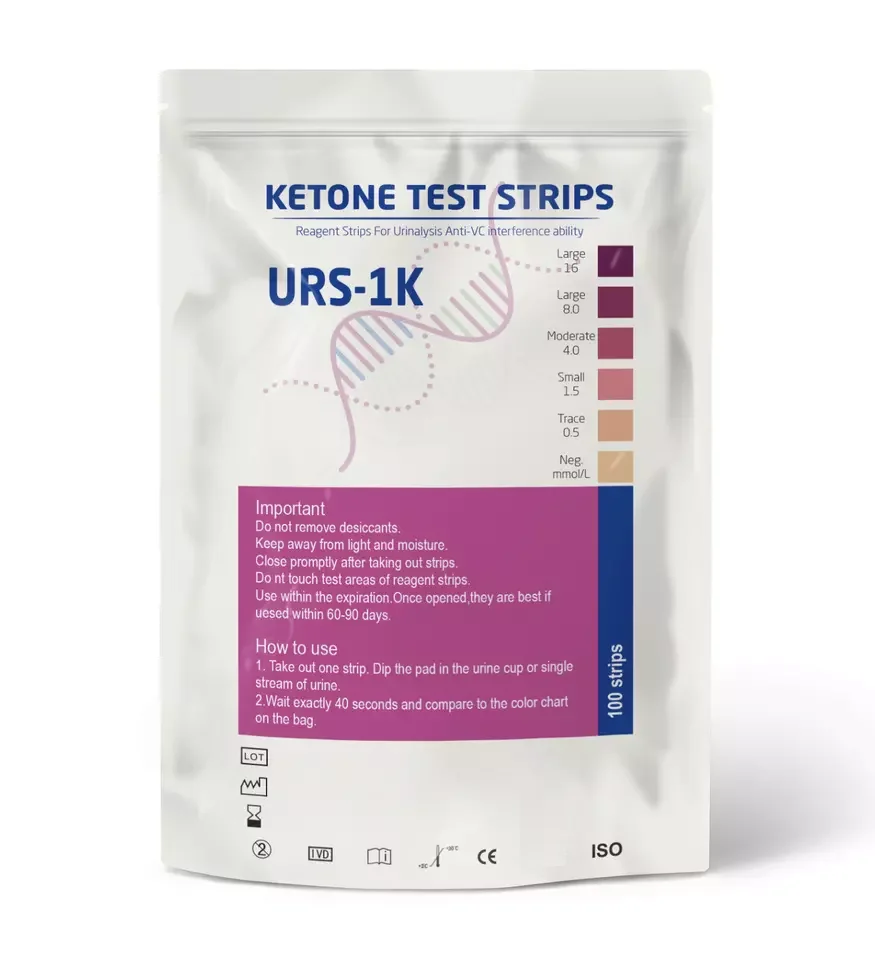 Фото FAVOURIE URS-1K Тест-полоски для кетонов Кето-диета и кетогенное измерение №2