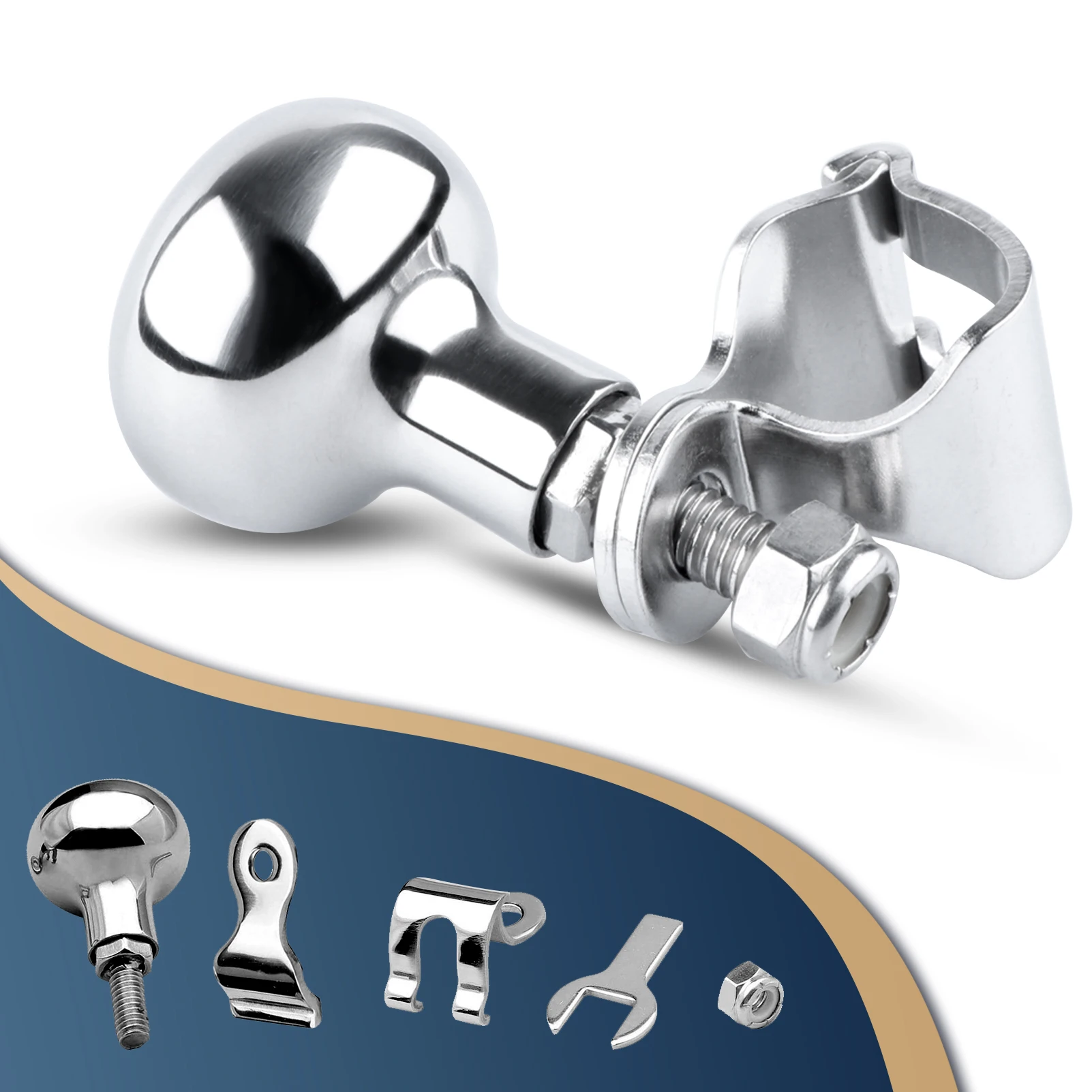 Ручка-усилитель рулевого колеса поворот на 360 градусов