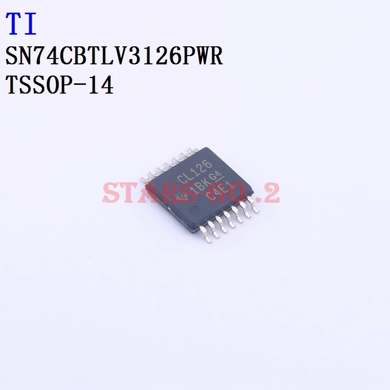 5/50PCS SN74CBTLV3126PWR SN74CBTLV3126RGYR TI Logic ICs