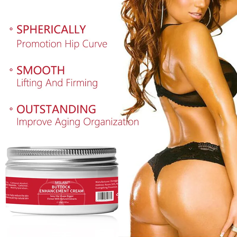 Hip Massage Hip Care Cream 100g Hip Beautifying Cream Hip Lifting Cream Essential Oils  Butt Enlargement Glycolic Acid