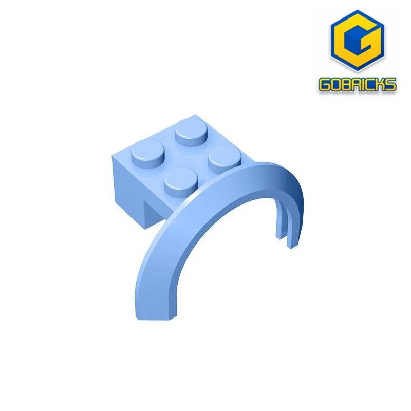 

Gobricks GDS-1318 Vehicle, Mudguard 4 x 2 1/2 x 1 2/3 with Arch Round compatible with lego 50745 pieces of children's DIY